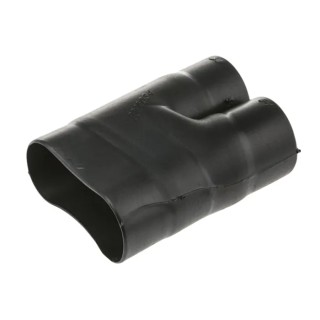 TE Connectivity Heat Shrink Boot T Joint 301A0 Black Fluid Resistant Elastomer 26.9 mm 301A034-25-0