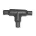 TE Connectivity Heat Shrink Boot T Joint 301A0 Black Fluid Resistant Elastomer 26.9 mm 301A034-25-0