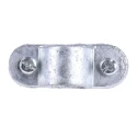 RS PRO Natural Galvanised Steel Cable Clip, 20 mm Maximum Bundle Diameter, Screw Fixing Method 606-002
