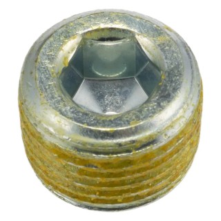 SMC Pneumatic Plug Fitting R 1/2 Thread Type, 1/2 in Connection Size, Hex Socket Head, 1 MPa Pressure, 0-60°C PLUG1/2