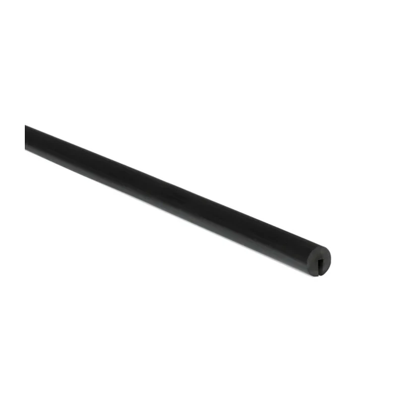 HellermannTyton Polyvinyl Chloride Beading Edge Protection Strip Black 3.2 mm Height 0.6 mm Width PS1BK