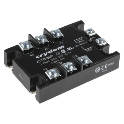 Crydom 53TP Series Solid State Relay 50 A Load, Panel Mount, 530 Vrms Load Voltage, 280Vrms Control Voltage A53TP50D