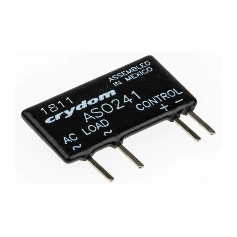 Crydom Solid State Relay PCB Mount 1.5 Arms Load 280 Vrms Load 10V DC Control ASO241