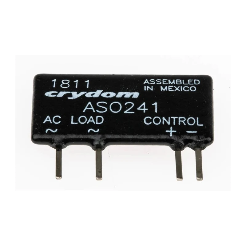 Crydom Solid State Relay PCB Mount 1.5 Arms Load 280 Vrms Load 10V DC Control ASO241