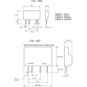 Crydom Solid State Relay PCB Mount 1.5 Arms Load 280 Vrms Load 10V DC Control ASO241