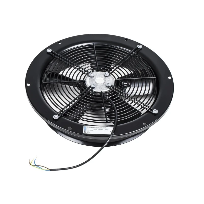 ebm-papst A Series Round Axial Fan 230V AC 94W 1440 m³/h Air Flow 62 dB Noise Level Duct Size 325 mm W4S300-CA02-02