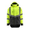 Mascot Workwear Unisex Hi Vis Jacket Waterproof Polyester Outer Shell Breathable HARLOW 15501-231-1709 L