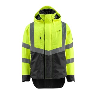 Mascot Workwear Unisex Hi Vis Jacket Waterproof Polyester Outer Material XL 15501-231-1709 XL