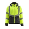 Mascot Workwear Men's Hi Vis Softshell Jacket BLACKPOOL Yellow, White, Green, Black Size L 15502-246-1709 L