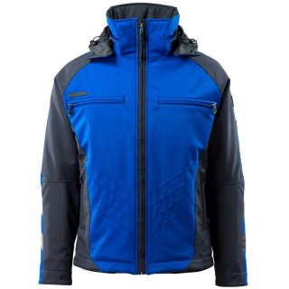 Mascot Workwear Water Repellent Winter Jacket Zipper Blue Size 2XL 16002-149-11010 2XL