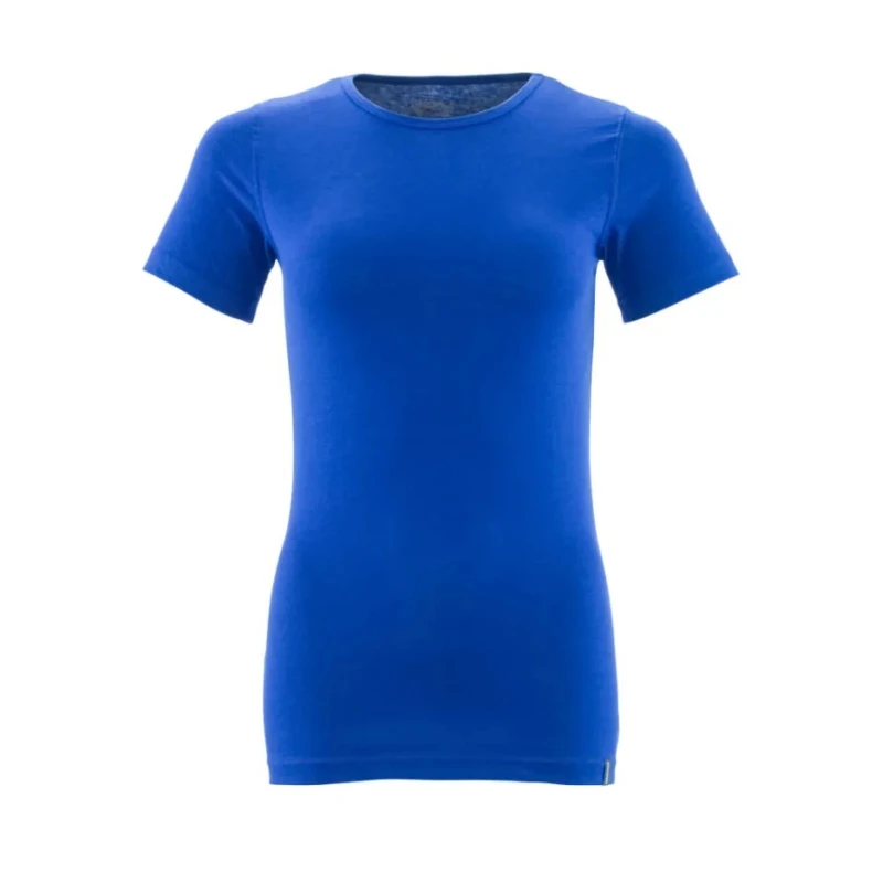 Mascot Workwear Blue Organic Cotton Short Sleeve T-Shirt Women Size 2XL 20392-796-11 2XL