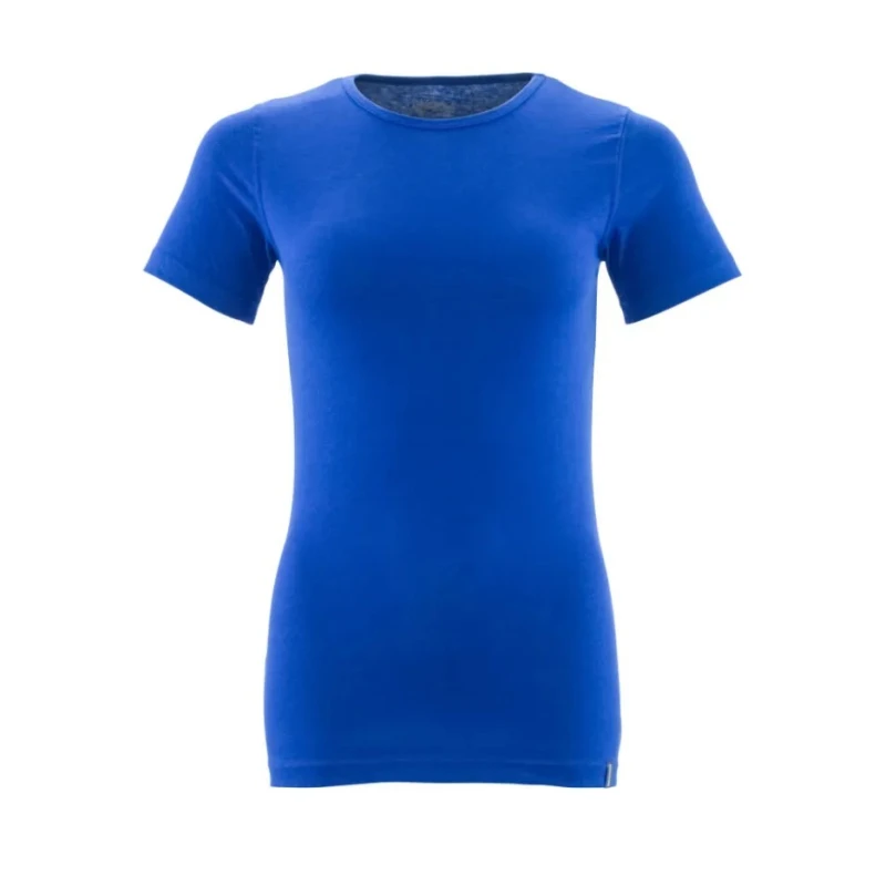 Mascot Workwear Blue Organic Cotton Short Sleeve T-Shirt Women Size L 20392-796-11 L