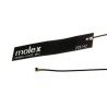 Molex Square Omni-Directional GSM & GPRS Antenna 698MHz to 4GHz with UFL/IPEX MHF Connector 209142-0180