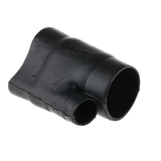 TE Connectivity 45° Side Breakout Heat Shrink Boot Fluid Resistant Elastomer Black 13.2 mm 342A012-25-0