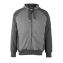 Mascot Workwear Anthracite Polyester Cotton Unisex Zipper Work Hoodie XS 50566-963-1809 XS