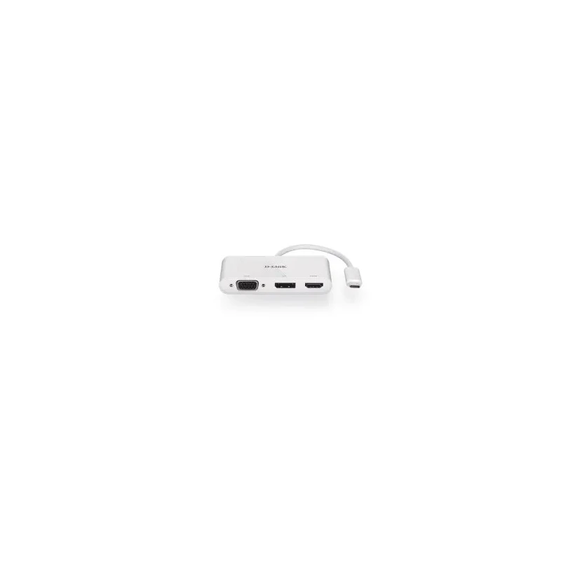 D-Link USB C Docking Station 3 Display Support 1080p VGA HDMI USB 3.0 Port DUB-V310