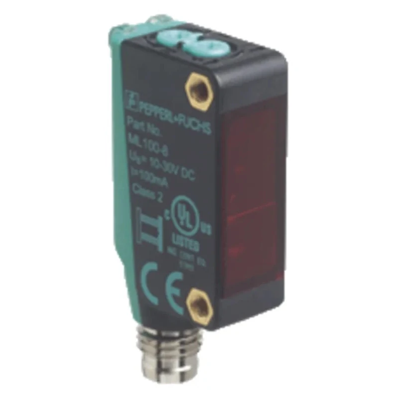 Pepperl + Fuchs Background Suppression Photoelectric Sensor Block Sensor 350 mm PNP NO IP67 ML100-8-H-350-RT/98/103