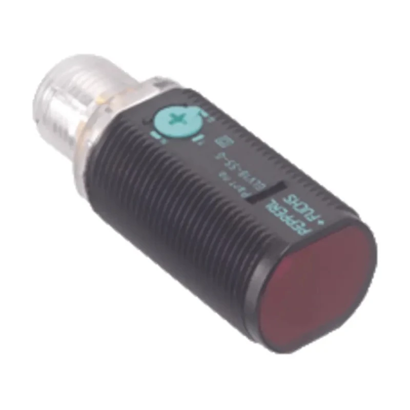 Pepperl + Fuchs Retroreflective Photoelectric Sensor Barrel Sensor 2.5 m Detection Range PNP Output IP67 GLV18-55-G/73/120