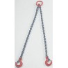 RS PRO 2 m Lifting Sling Chain with Hook to Eye End Type, 4.5 Ton Safe Working Load 674-178