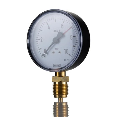 WIKA 50 mm G 1/4 Threaded Pressure Gauge 10 bar 111.XX Series 9040439