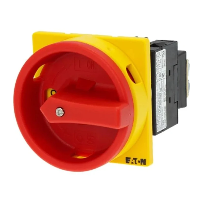 Eaton 3-Pole Panel Mount Isolator Switch IP65 20A 6.5kW T0-2 Series 