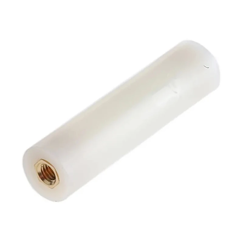 Essentra Nylon Round Spacer with Metallic Inserts Female/Female, Height 32mm TNSPG-M3-8-32-I/I