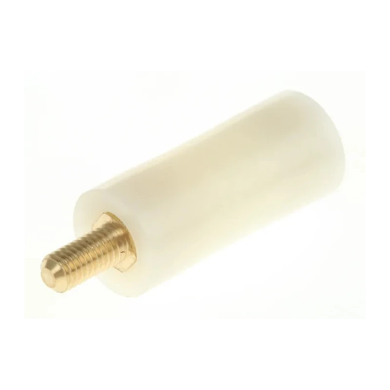 Essentra Nylon Round Spacer with Metallic Inserts for Electrical Insulation TNSPG-M3-8-19-I/S