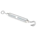 RS PRO Steel Hook Eye Rigging Screw M6 Thread with 2t Load Limit 258mm Open Length 674-005