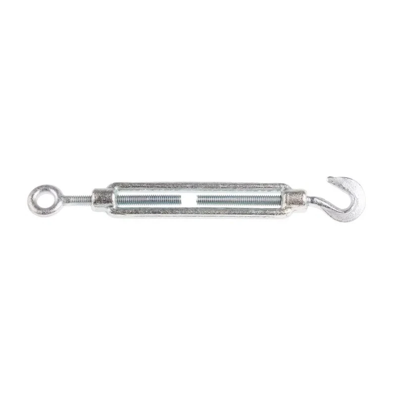 RS PRO Steel Hook Eye Rigging Screw M6 Thread with 2t Load Limit 258mm Open Length 674-005