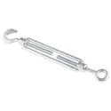RS PRO Steel Hook Eye Rigging Screw M6 Thread with 2t Load Limit 258mm Open Length 674-005