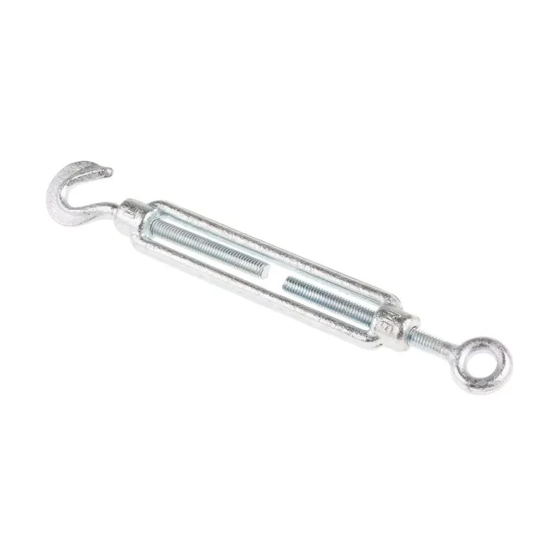 RS PRO Steel Hook Eye Rigging Screw M6 Thread with 2t Load Limit 258mm Open Length 674-005