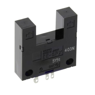 Omron Through Beam Photoelectric Sensor, Fork Style, 13 mm Detection Range, NPN Output, IP50 EE-SPX403N