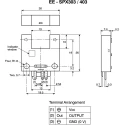Omron Through Beam Photoelectric Sensor Fork Style 13 mm Detection Range NPN Output IP50 EE-SPX303N