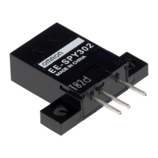 Omron Retroreflective Photoelectric Sensor, Block Style, 5 mm Detection Range, NPN Output, 24V DC, IP50 EE-SPY302