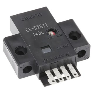 Omron Retroreflective Photoelectric Sensor Block Sensor 1 mm to 5 mm Detection Range NPN Output IP50 EE-SY671