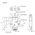 Omron Retroreflective Photoelectric Sensor Block Sensor 1 mm to 5 mm Detection Range NPN Output IP50 EE-SY671