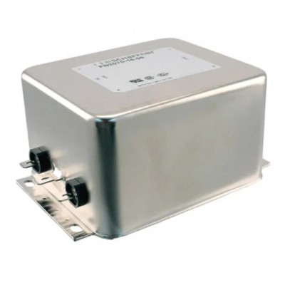 Schaffner 16 A 250V ac/dc 400Hz Chassis Mount EMI Filter Fast-On Terminals FN2070