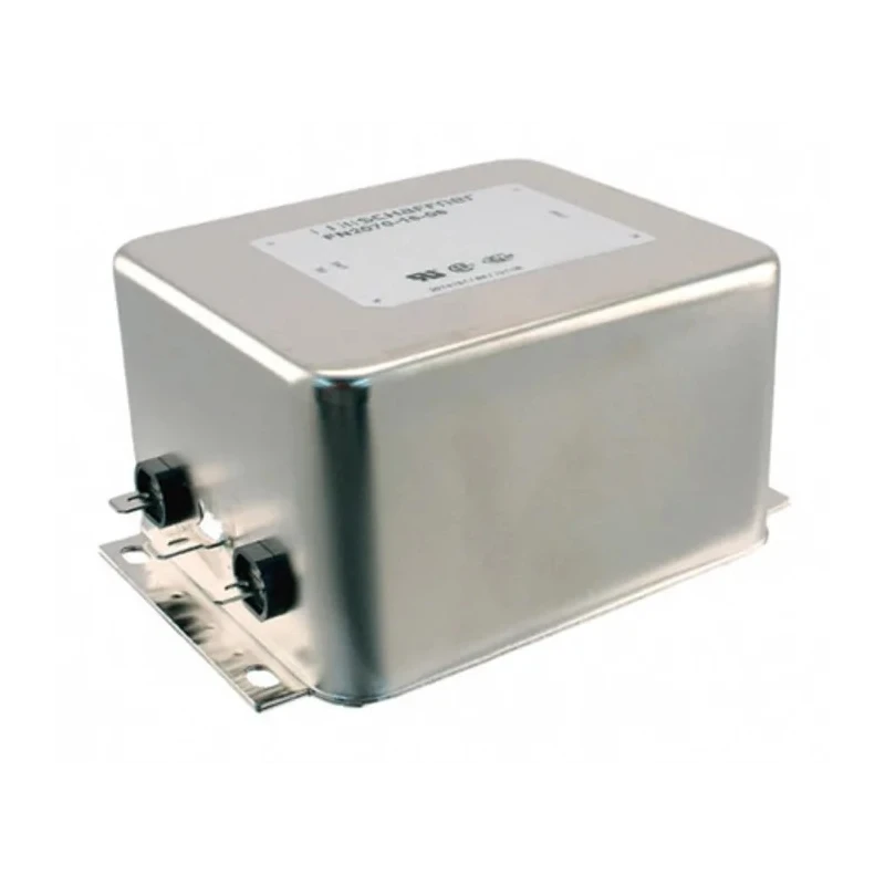 Schaffner 16 A 250V ac/dc 400Hz Chassis Mount EMI Filter Fast-On Terminals FN2070