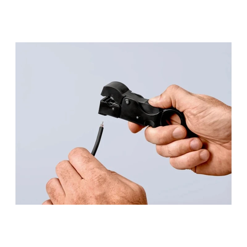 Knipex Coaxial Cable Stripping Tool for Data Coaxial Cables RG58, 59, 62, 105mm Overall Length 16 60 05 SB