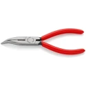 Knipex 1-Piece Long Nose Plier, 160mm Overall Length, 50mm Jaw Length, Plastic Coated Handles, Model 25 21 160