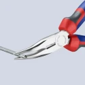 Knipex 1-Piece Long Nose Plier, Pointed Jaw 50mm, Overall Length 160mm, Vanadium Electric Steel Chrome Finish 25 25 160