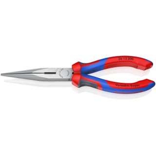 Knipex Long Nose Plier Stork Beak 200mm Overall, 73mm Jaw, Vanadium Electric Steel, Comfort Grip Handles 26 12 200