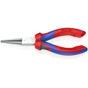 Knipex 1-Piece Long Nose Plier Round, 160mm Overall Length, 41mm Jaw Length, Comfort Grip Handle 30 35 160