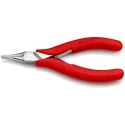 Knipex 1-Piece Flat Nose Plier, Chrome Steel, 115mm Overall Length, 22.5mm Jaw Length 35 11 115