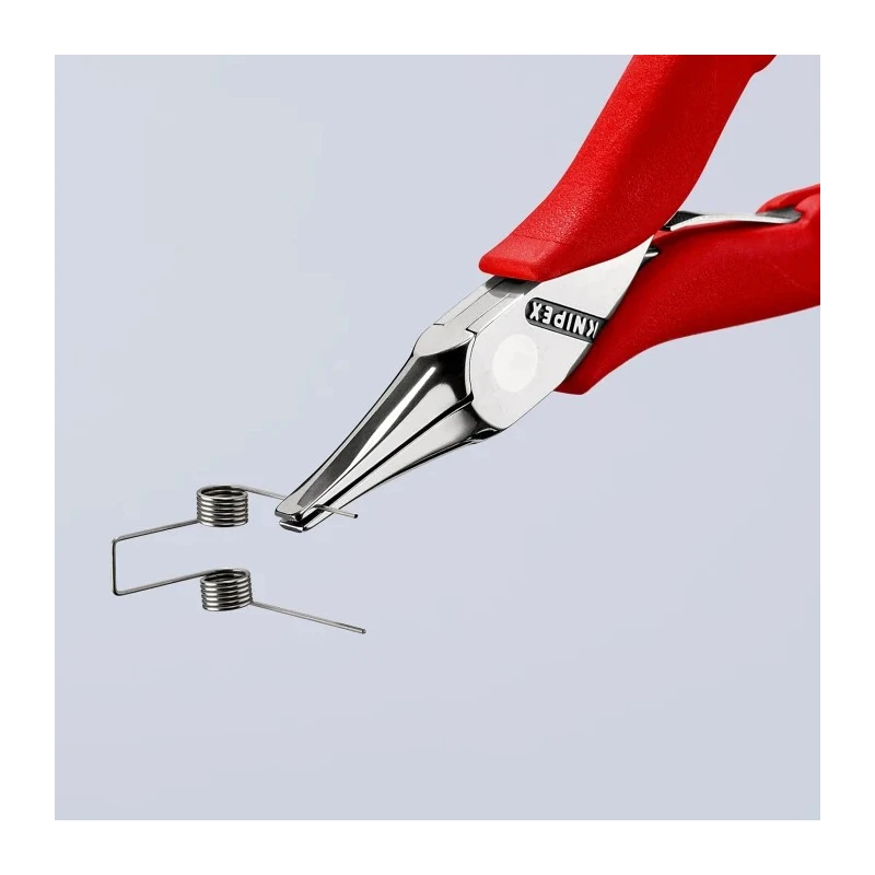 Knipex 1-Piece Flat Nose Plier, Chrome Steel, 115mm Overall Length, 22.5mm Jaw Length 35 11 115