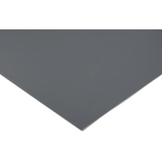 RS PRO Grey PVC Plastic Sheet, 1 m x 500 mm x 3 mm, Acrylic Epoxy Resin Laminate, Fine Weave Cotton, Fibreglass 680-741