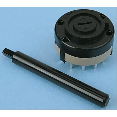 Lorlin 6 Position Rotary Switch, 1A, Tin Plated Silver Housing, PCB Mount, Solder Terminals CK3088