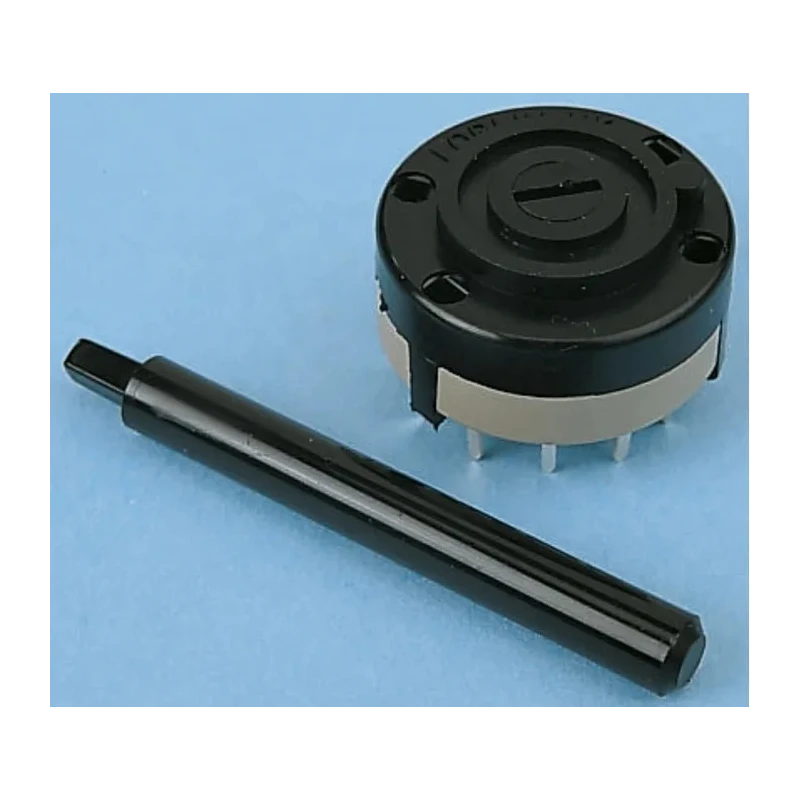 Lorlin 6 Position Rotary Switch, 1A, Tin Plated Silver Housing, PCB Mount, Solder Terminals CK3088