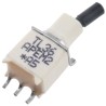 APEM PCB Mount On-On SPDT Toggle Switch Surface Mount Terminal Chrome Plated Brass Actuator 20 V dc 20 V ac TL36WS84