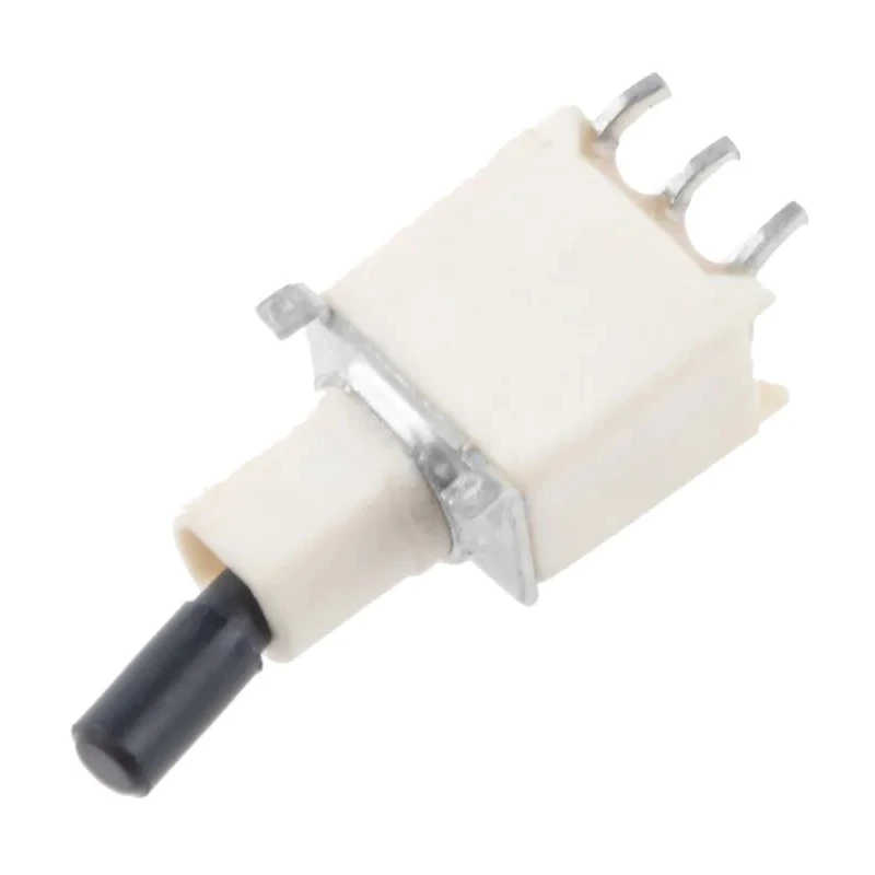 APEM PCB Mount On-On SPDT Toggle Switch Surface Mount Terminal Chrome Plated Brass Actuator 20 V dc 20 V ac TL36WS84